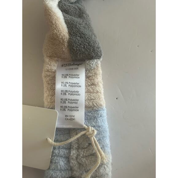 PJ Salvage Spa Headband Wristband 3 Piece Set Blue White NWT - Picture 3 of 4